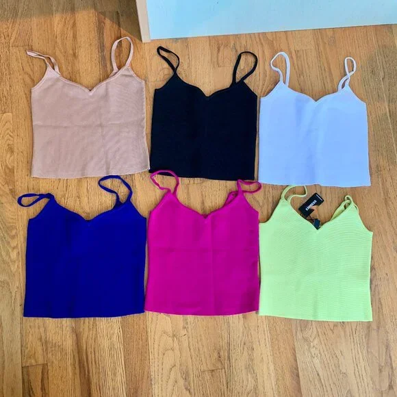 Bundle of 6 New Express Sweater Tanks - Picture 1 of 7